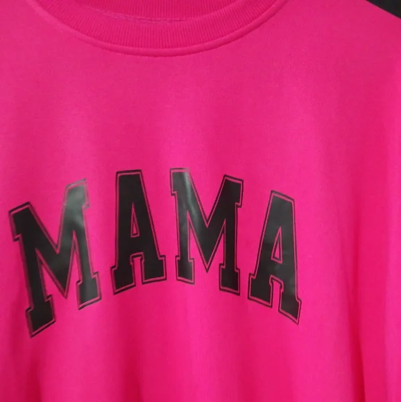 Mama Women Pink Fuchsia Sweater - Picture 5 of 9